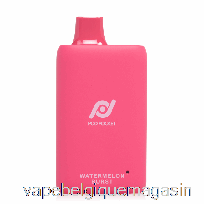 Vape Juice Pod Pocket 7500 0% Zéro Nicotine Pastèque Jetable éclatement